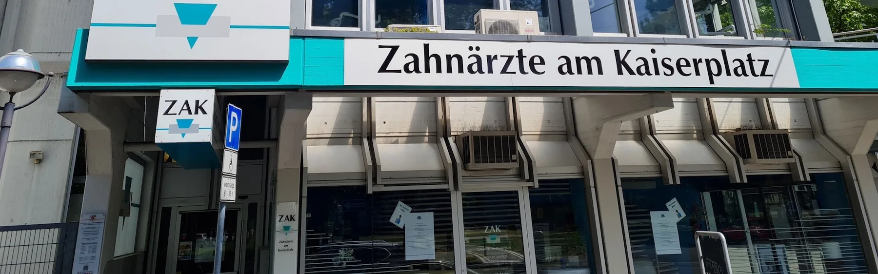 Zahnarztpraxis Zahnärzte am Kaiserplatz Karlsruhe – Außenansicht